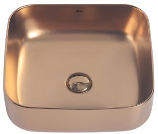 Раковина ABBER Rechteck AC2211MRG 39см розовое золото матовое